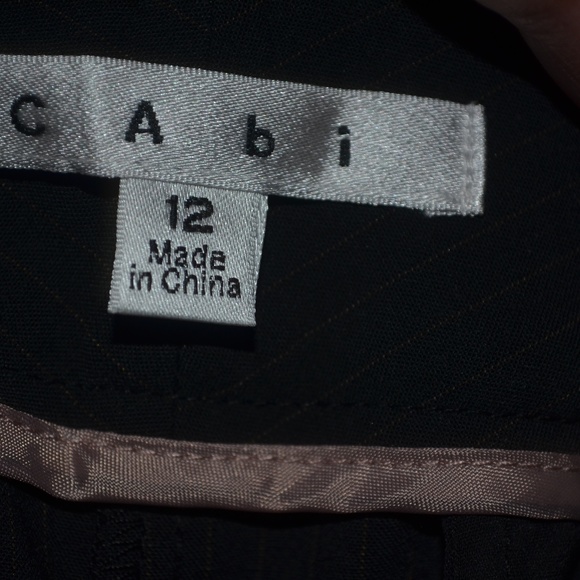 CAbi Style #619L Pinstripe Trouser - Picture 3 of 4